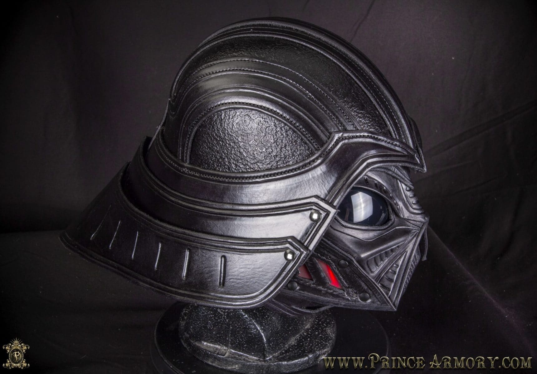 medieval leather armor helmet