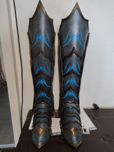 Fantasy Greaves Pattern - Prince Armory